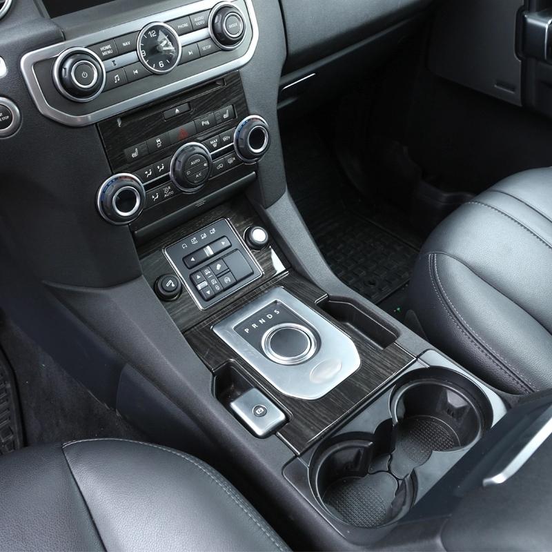 For Land Rover Discovery 4 LR4 2010-2016 ABS Car Center Console Gear Shift Frame Decoration Cover Trim Car Accessories