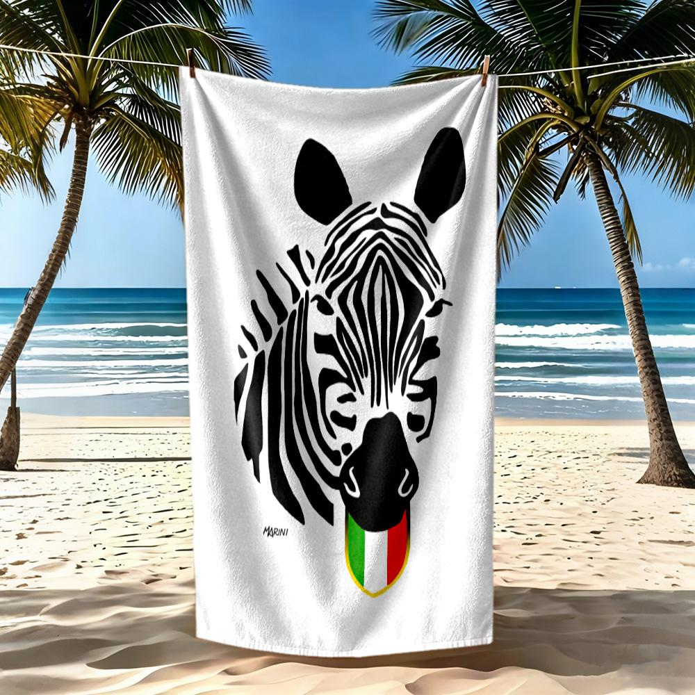 Juventus Beach Towel High Absorbency Quickdry Comfortable Lightweight