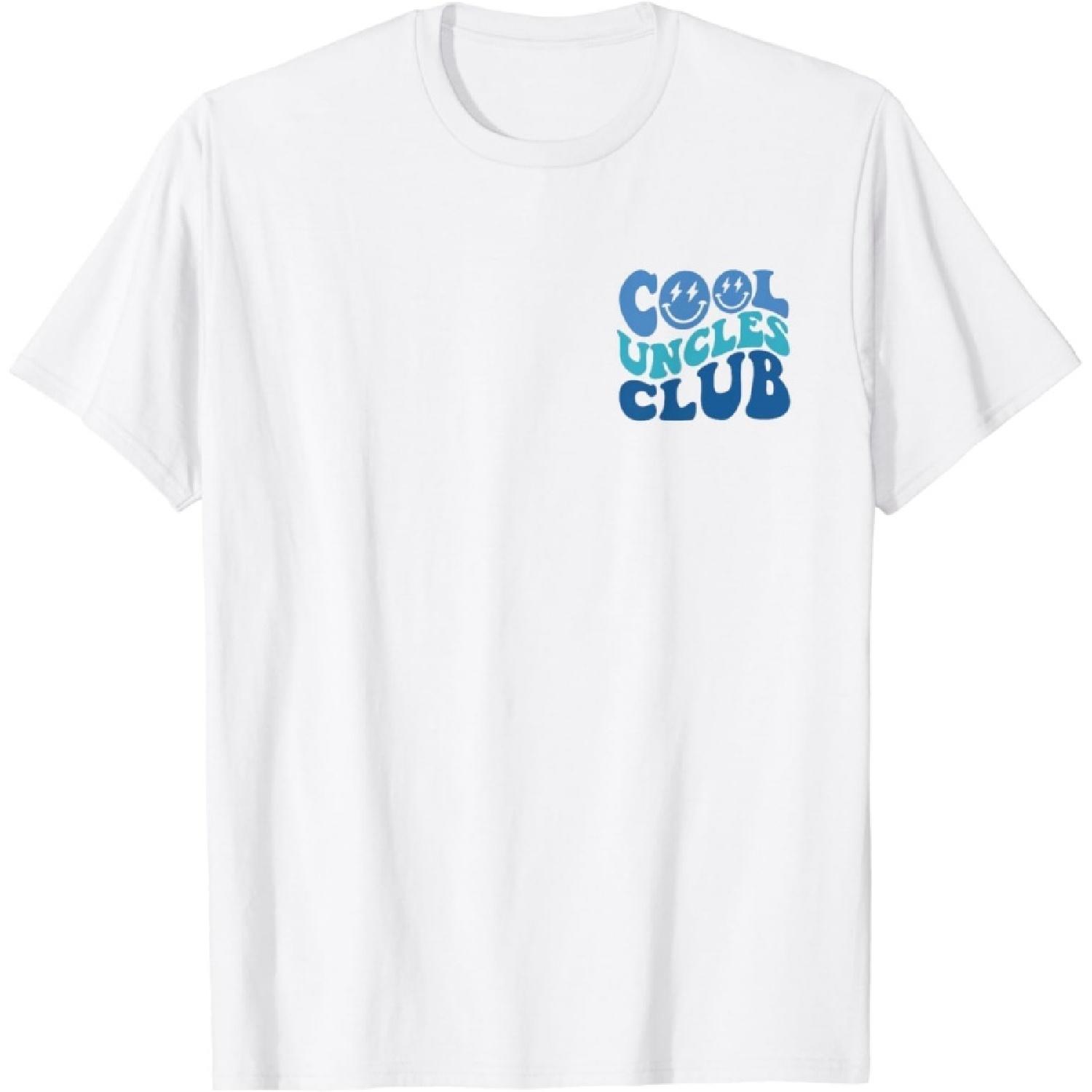 Pocket Cool Uncles Club, Pregnancy Announcement for Uncle T-Shirt S