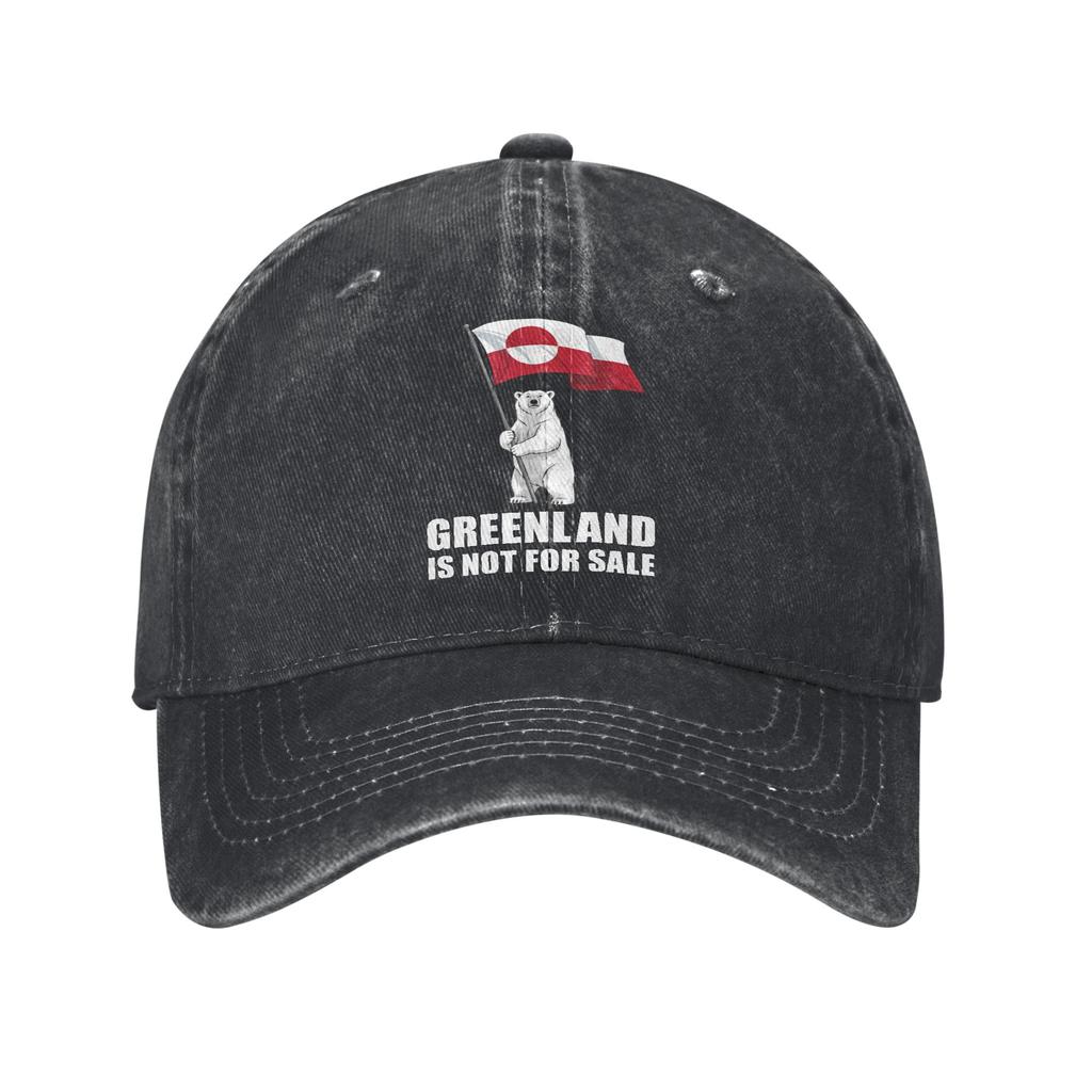 Men Women Dänemark Grönland Not For Sale Übersetzung Dänemark Flagge Hat Classic Distressed Washed  Baseball Cap Adjustable