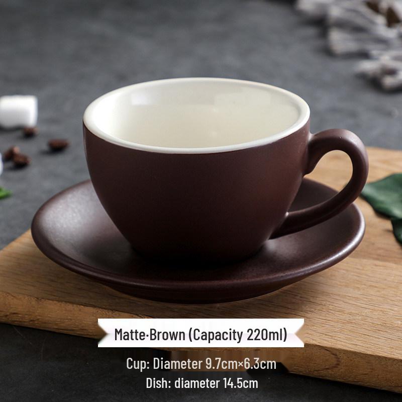 

Керамический набор чашек для капучино и латте с логотипом соревнований - 220 мл 220ml