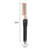 Electric Curling Comb, Household Hair Curling Iron, Dry And Wet Dual-Use Copper Comb, Multi-Functional Curling Straightening Comb