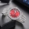 Watch Mens Casual With Rhinestone Calendar And Roman Scale Wristwatch Gifts