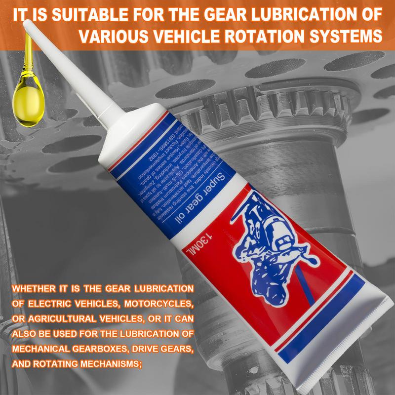 Motorcycle Gear Oil 130ml Gear Lubricant Multipurpose Lubricant For Motorcycle And Car Reduces Friction And Prevents Rust