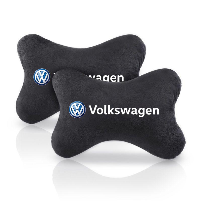 Car Headrest Neck Pillow Auto Seat Pillow For Volkswagen VW GOLF 4 5 6 Polo Passat B5 B7 Touareg Bora Tiguan MK4 Car AccessoriesSZ3