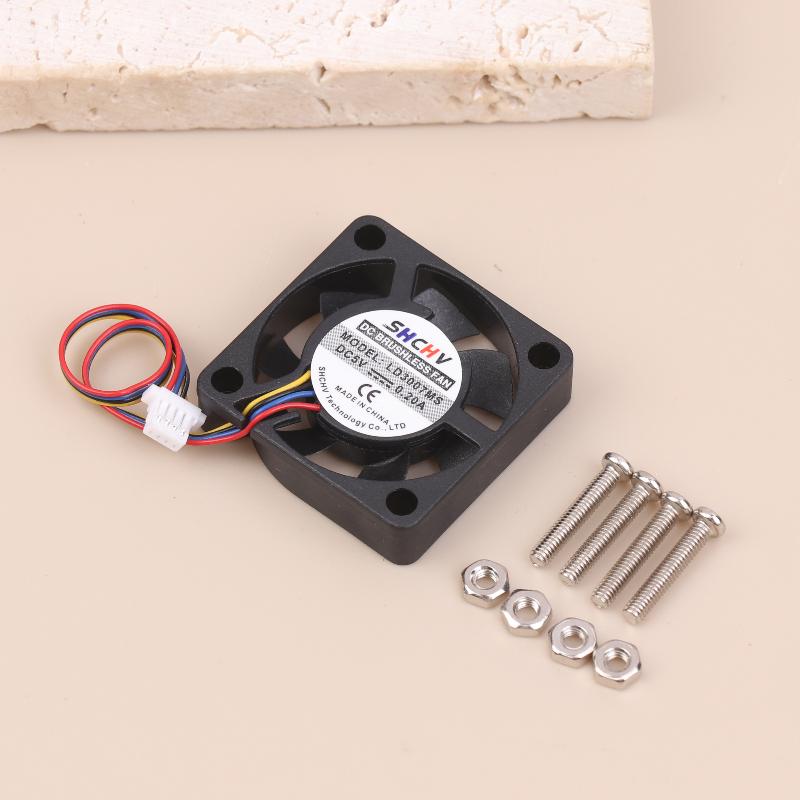3007 PWM Hız Ayarlı Fan CPU Soğutma Radyatörü Soğutma Fanı 4 Pinli JST Arayüzü Raspberry Pi 5 Yedek Parçaları İçin
