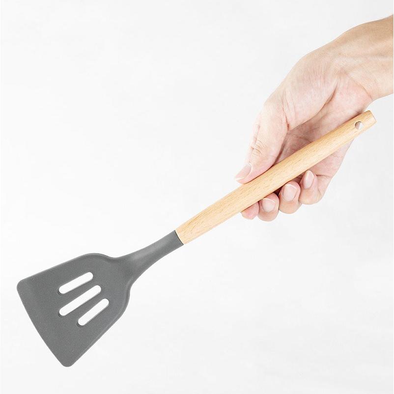 11Pcs Silicone Cooking Utensils Set Kitchenware Kitchen Heat Resistant Non-Stick Cooking Utensils Baking Tools with Storage Box