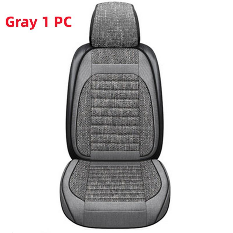 Universal Car Seat Covers Breathable Linen Front Seat Protector Cushions Classic Seat Decoration Protective Mat Accessories