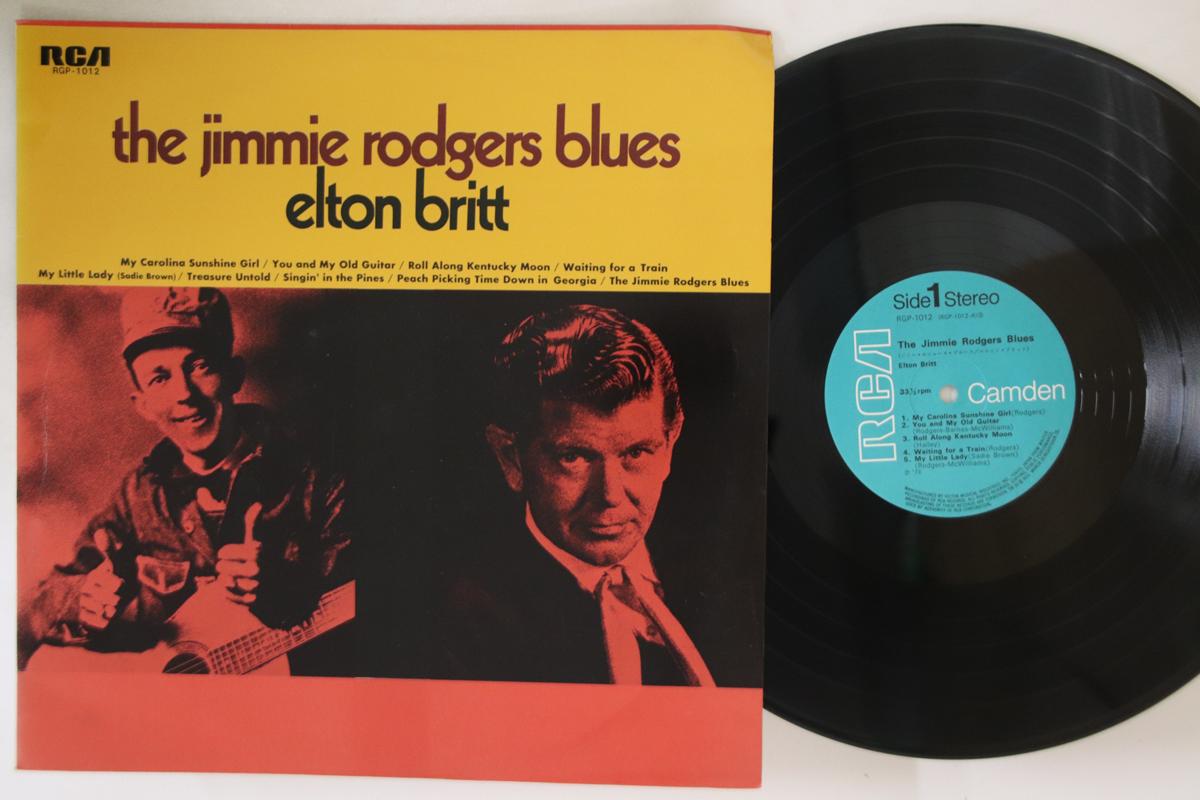

LP Платівка ELTON BRITT - Jimmie Rodgers Blues RGP1012 RCA 1971 Японія Кантрі Б/в