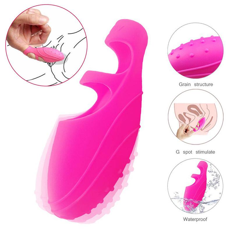 Clit Vibrator Vibrating Finger Sleeves Clitoral Massager Sex Toys for Women