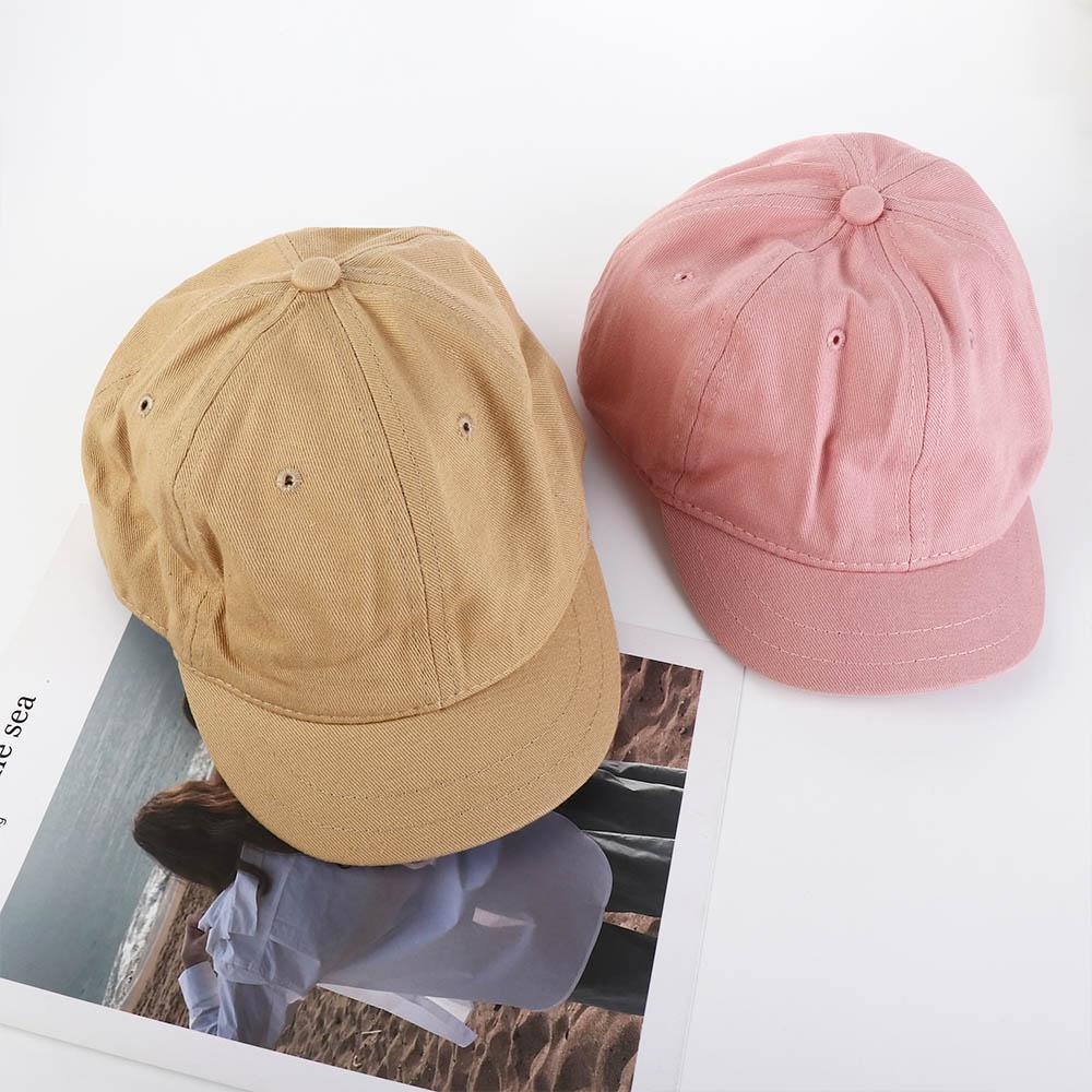 Korean Style Caps Short Brim Baseball Caps Women Baseball Caps Men Baseball Caps Solid Color Caps