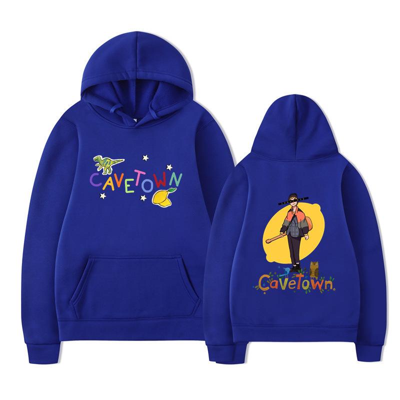 Autumn And Winter Sweater Cavetown Printed Trend Loose Sweater Hip Hop High Street Versatile Hooded Jacket Casual