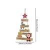Festive Christmas Wooden Hanging Sign Merry Christmas Wall Ornament Decorative Plaque for House Ornaments Room Decor