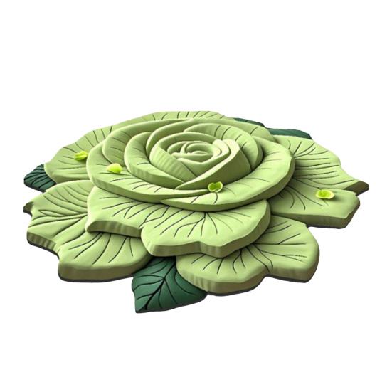 Diatomaceous Earth Bath Mat Non-Slip Absorbent Floor Mat Easy To Clean Quick-Drying Irregular Floral Design Entrance Rug