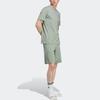 Adidas Футболка Originals Essentials+ Made With Hemp с однотонным логотипом, мужские топы серебристо-серо-зеленого цвета HR2955