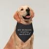 Engagement Gift for Couples, My Humans are Getting Married Dog Bandana for Dogs Perfect Dog Wedding Bandana Engagement Announcement Gift for Couples