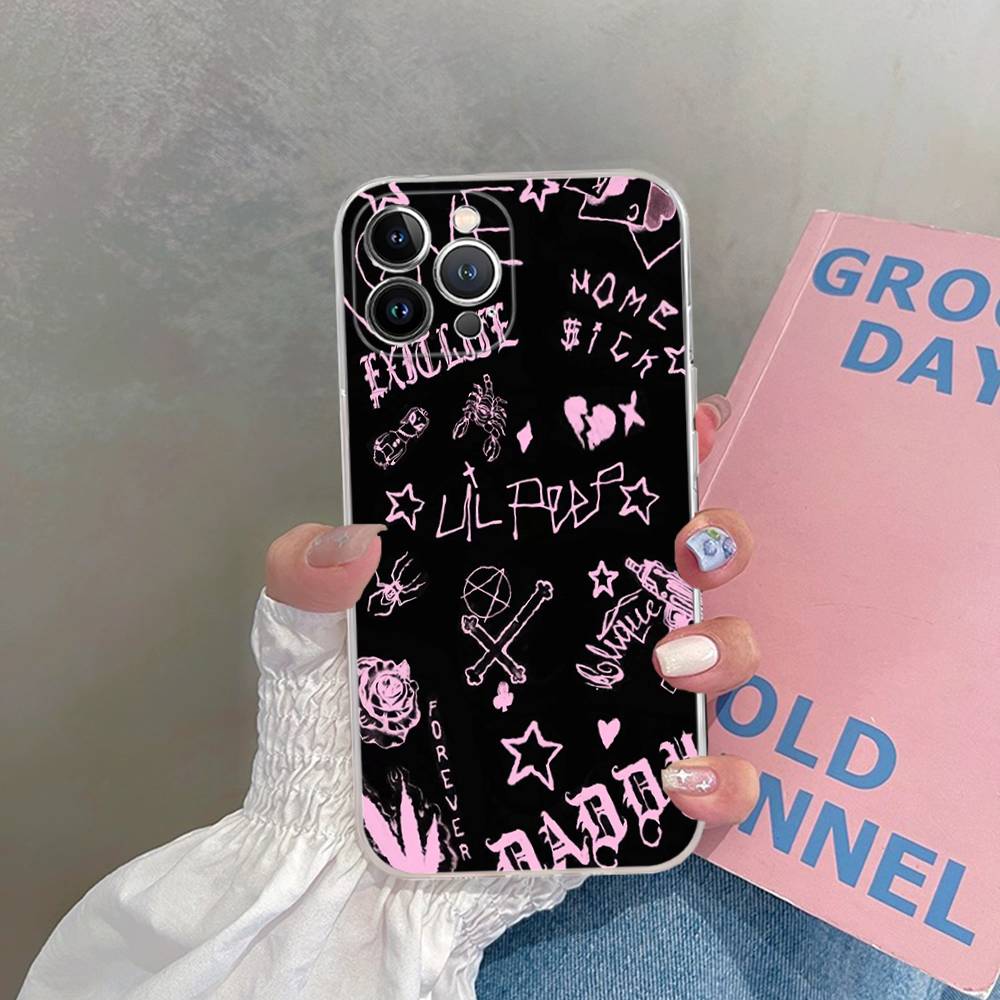 Lil Peep Hellboy Love For iPhone 17 16 16e 15 14 13 12 11 Pro Max Mini Plus Phone Case