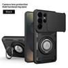 Shockproof Armor Case For Samsung S26 Ultra 5G Slide Camera Protection Fundas For S 26 Plus S26Ultra Magnetic Holder Ring Cover