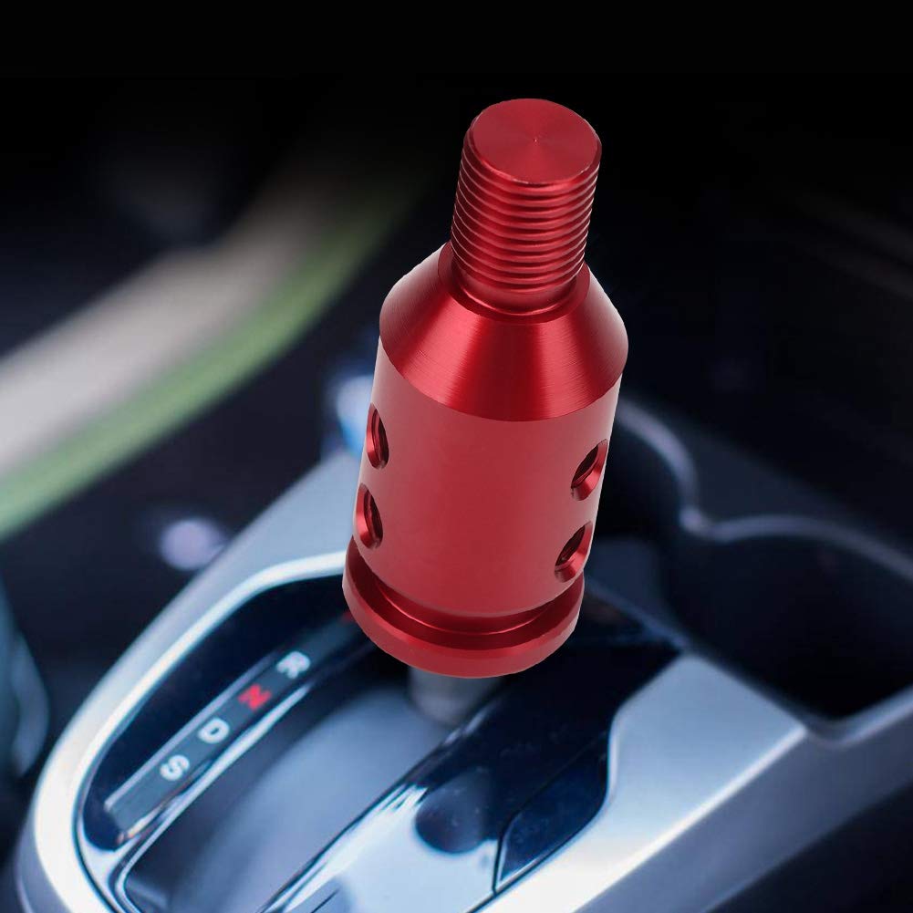 Gorgeri Shift Knob, Universal Car Shift Knob Adapter 12x1.25 (Red)
