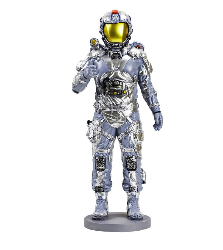 Astronaut Space Man Statue Resin Art Sculpture Luxury Home Living Room Office Figure Desktop model Statue 9.43 in