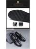 Dragonfly Men's Genuine Leather Business Casual Soft Sole Shoes - Non-Slip Cowhide for Middle-Aged and Elderly.