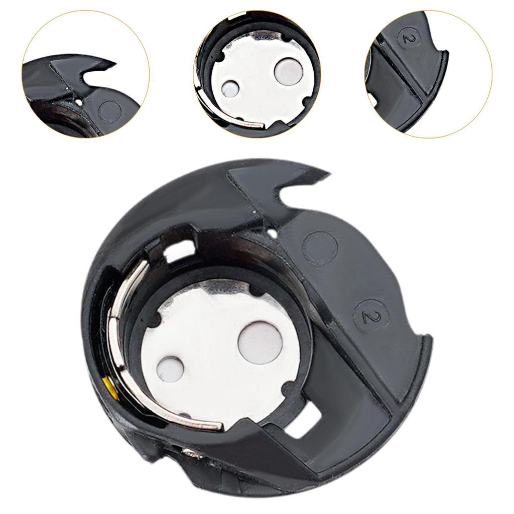 Porta spola per macchina da cucire per XC3152221 Performance Facile da usare Sostituzione Multifunzionale Facile da installare Domestico Nero