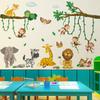 Removable Cartoon Animal Wall Stickers for Kids' Rooms – Perfect for Bedrooms, Living Rooms, Party Decorations, Doors, and Windows.