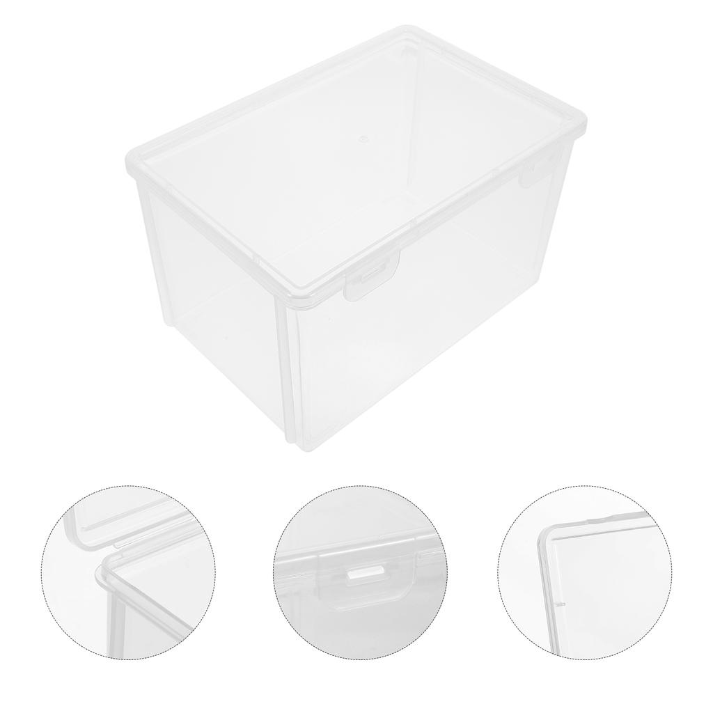 Bread Storage Box Transparent Case Refrigerator Plastic Container Snacks Holder Loaf Pan Drawer Kitchen