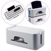 Cable Management Box, Organizer, Lightweight, Hider for Power Strips, Desktops,