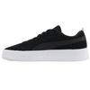 Smash Platform Suede Casual Low Top Sneakers Women Sneakers Black White 366488-01