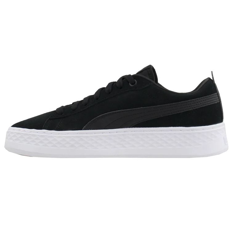 

Puma Smash Platform Suede Casual Low Top Sneakers Women Sneakers Black White 366488-01 35.5