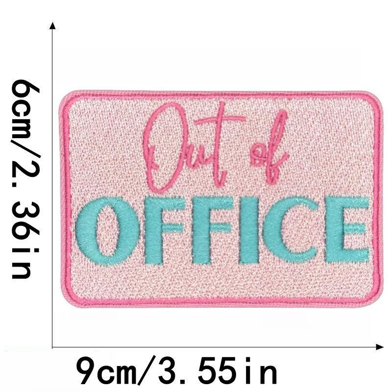 Liteon English Letter Embroidery Cloth Label for Hats, Bags, and Clothing Decoration