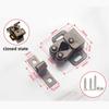 Press The Home Wardrobe Door Buckle Touch The Bead Magnetic Dual Wheel Spring Fixed Lock Buckle Low Foot Cabinet Door Buckle
