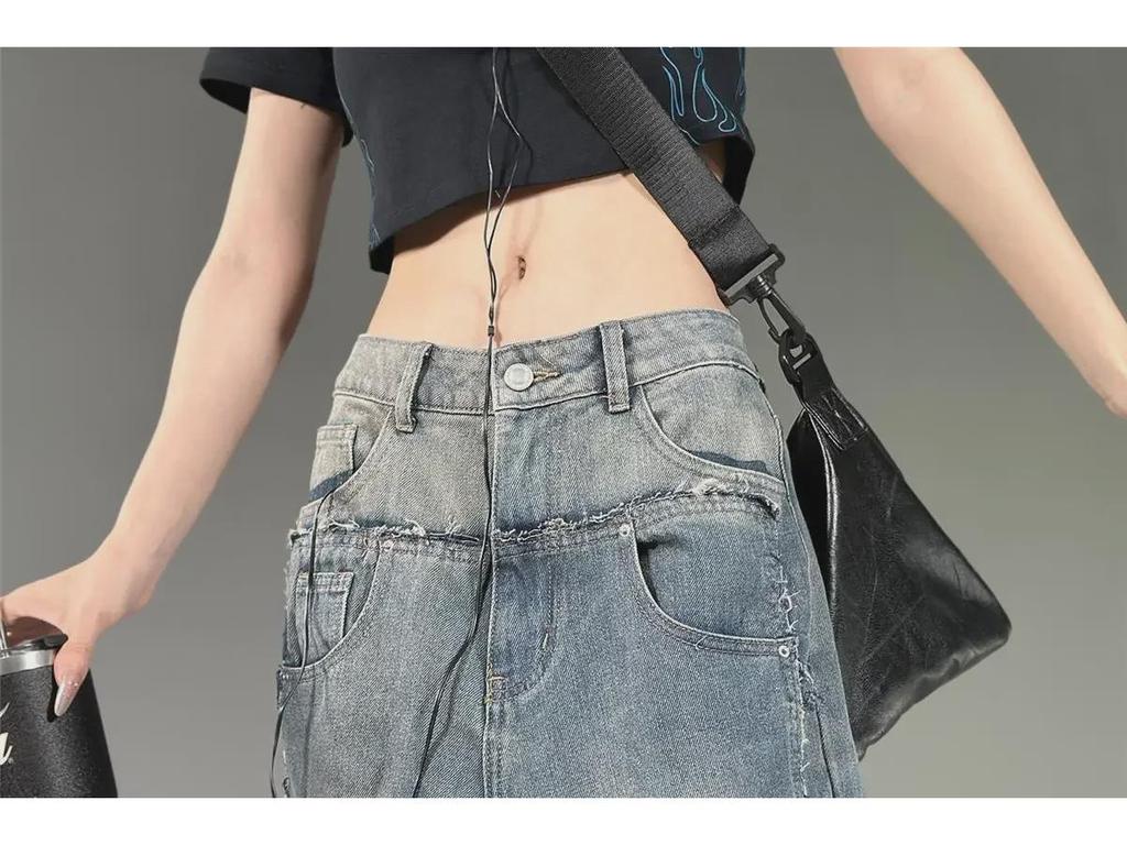 Blugi americani cu picioare largi pentru bărbați 2023 – Pantaloni drepti largi la modă pentru toamnă