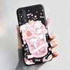 For ZTE Blade A53 Case For ZTE Blade A53 Pro Phone Back Cover Silicone Soft Black TPU Luxury Cute Love Rabbit Funny Bumper Shell