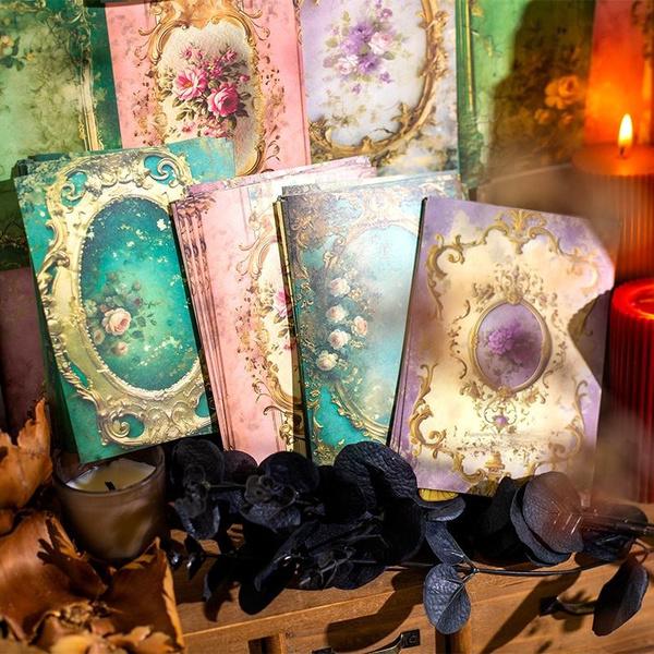 

Декоративный материал серии Palace Wall, бумага очень подходит для журнала, коллажа, альбома для вырезок, канцелярские принадлежности «сделай сам». A