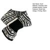 Winter Scarf Small Hole Design Thickened Warm Print Scarf Windproof Cold-Resistant Women Neck Warmer