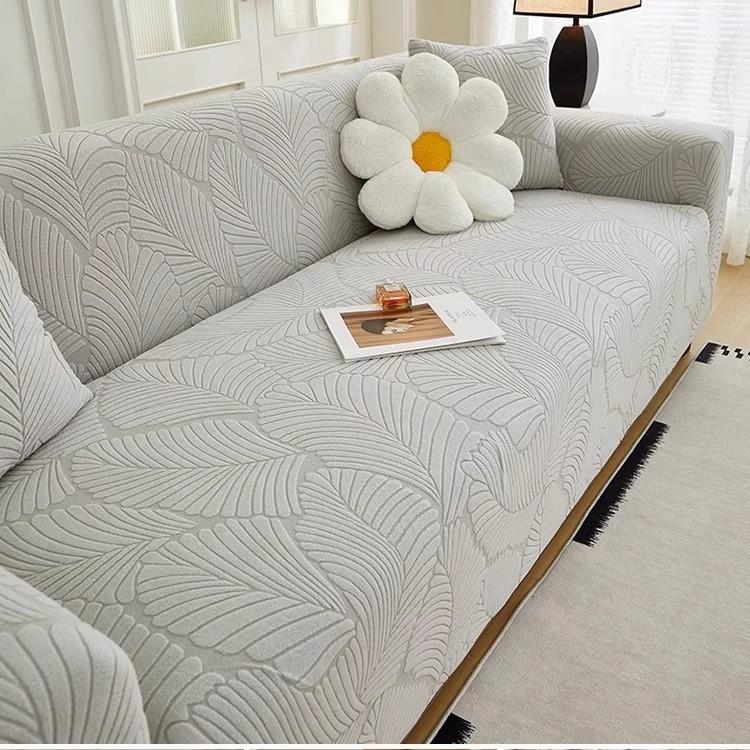 Anti Cat Scratch Elastic Protective Cover All Inclusive Universal Cover  All Purpose Lazy Three Person Sofa Cover New Straight Line Cover Fabric