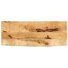VidaXL Table Top 90x40x2.5 Cm Live Edge Solid Mango Wood, Wood Table Top, Side Table Top, 370347