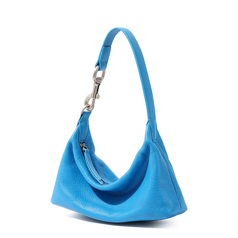 

Женская сумка из натуральной кожи Новая сумка на плечо из коровьей кожи высшего слоя Модная и универсальная сумка-кроссбоди для поездок на работу Простой стиль Сумка под мышку