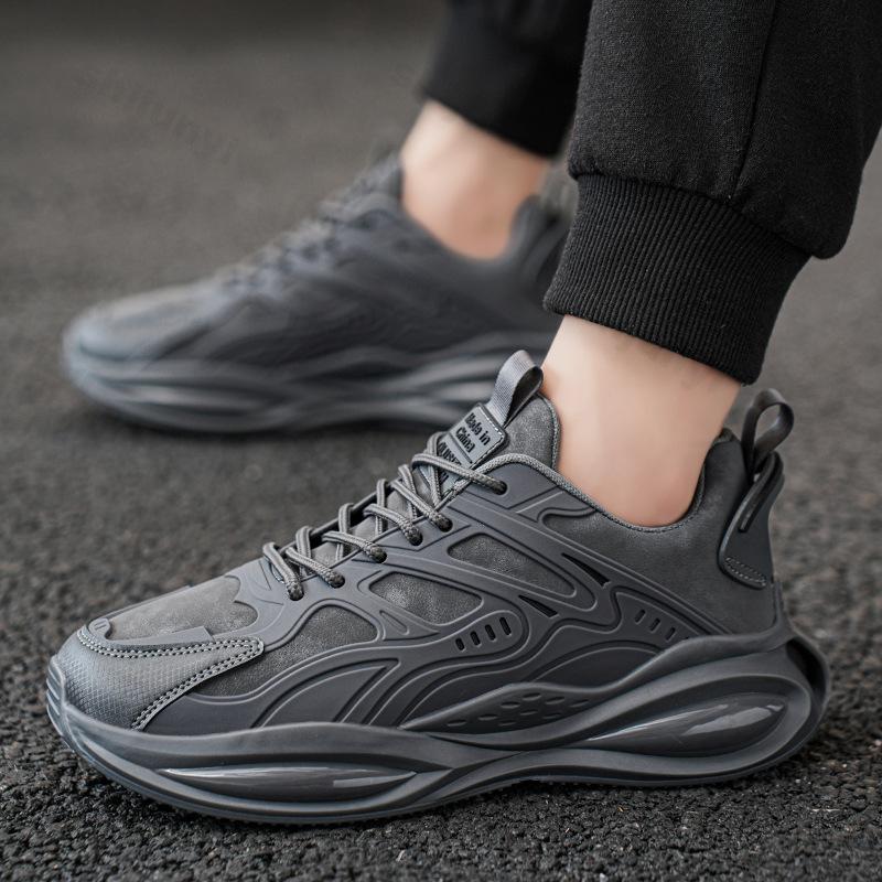 Fashion Men's Fashion Trend Casual Shoes 2025 Spring New Comfortable Outdoor Sports Shoes Thick Soled Non slip Lace-up Chunky sneakers