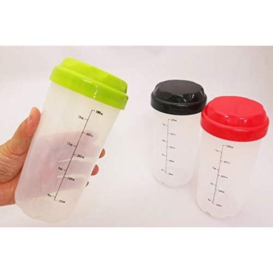 KOKUBO Protein Shaker Black 500ml Made Japan Measurement Markings Dome Shape