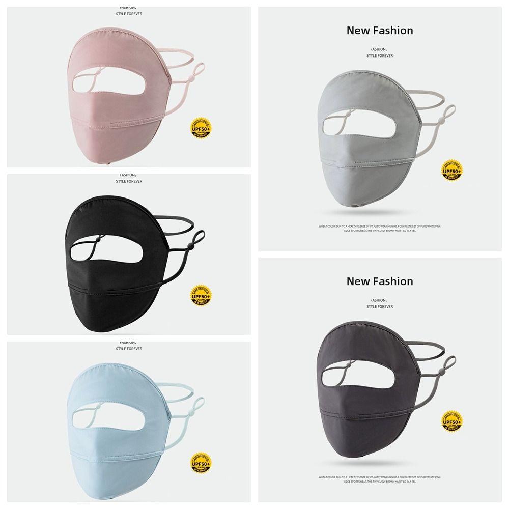 Sunscreen Face Scarf Face Cover Face Mask Face Gini Mask Thin Ice Silk Mask  Hiking