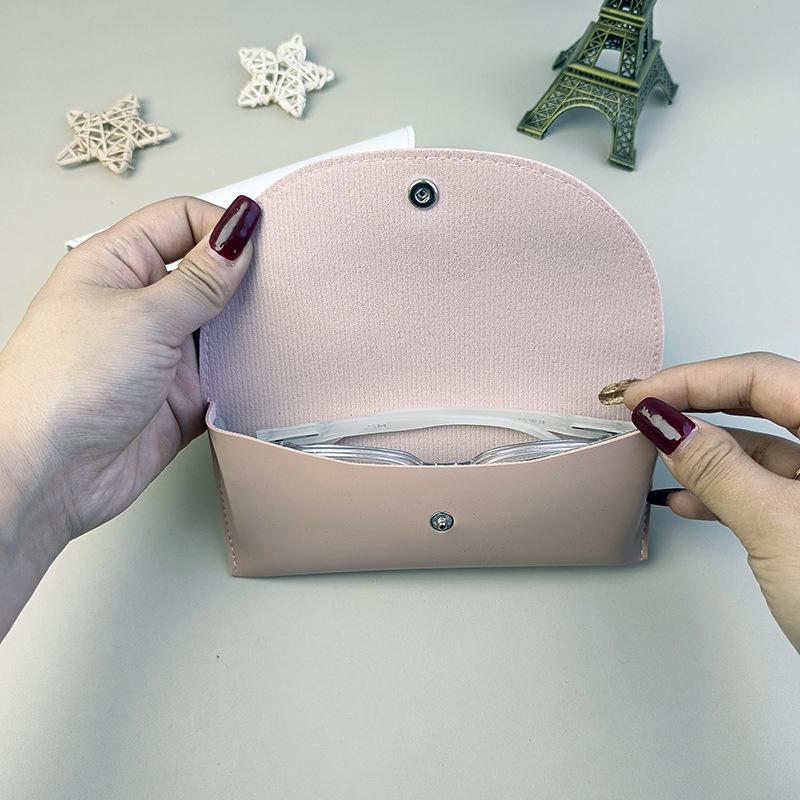 Δερμάτινη Θήκη Γυαλιών Ηλίου Δερμάτινη Θήκη, Απλή και Μοντέρνα Μονόχρωμη Συσκευασία Γυαλιών