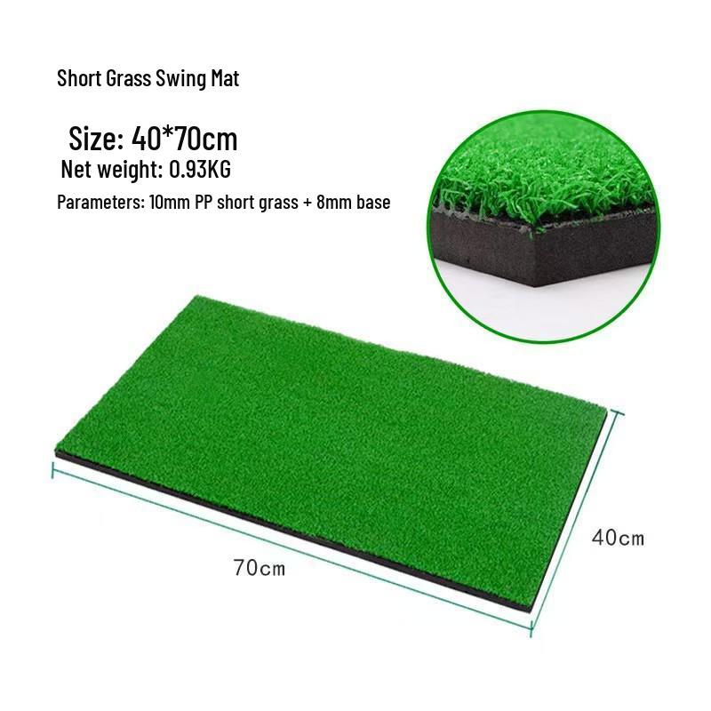 Portable Thickened Golf Hitting Mat for Indoor/Outdoor Practice