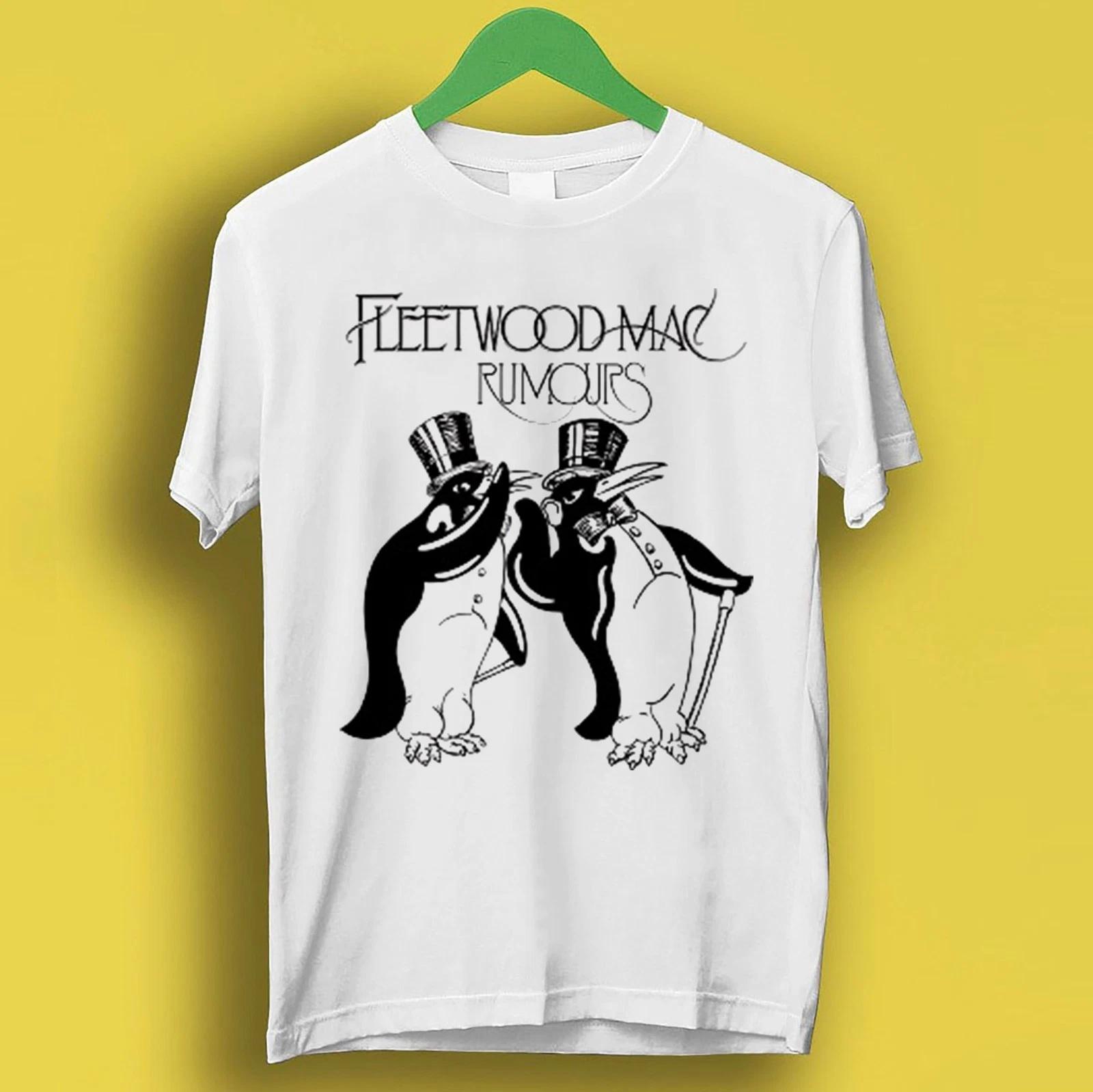 

2026 Summer New Fletwood McPenguin Rock TShirt HighQuality Comfortable and Casual Mens Roundneck Printed TShirt S