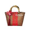 Bridal Woven Basket Handbag with Candy Box for Bridesmaid & Guest Gifts