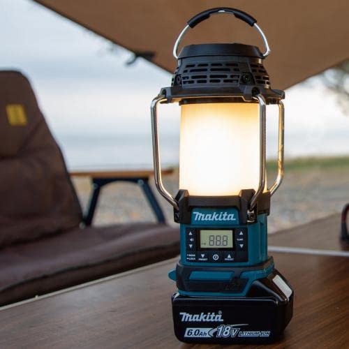 Makita MR054 Rechargeable Lantern Radio, 18V/14.4V (Battery and Charger Sold Separately)