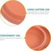 6 Pcs 3 inch Terracotta Pots Saucers Drip Trays Terracotta Planter Tray Water Catcher Round Durable Thicker Saucers for Indoor Planters Succulents