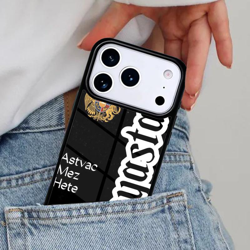 Armenische Flagge Schutzhülle für iPhone 16e 15 14 13 12 17 Pro Max Plus Air 17pro Hülle Coque